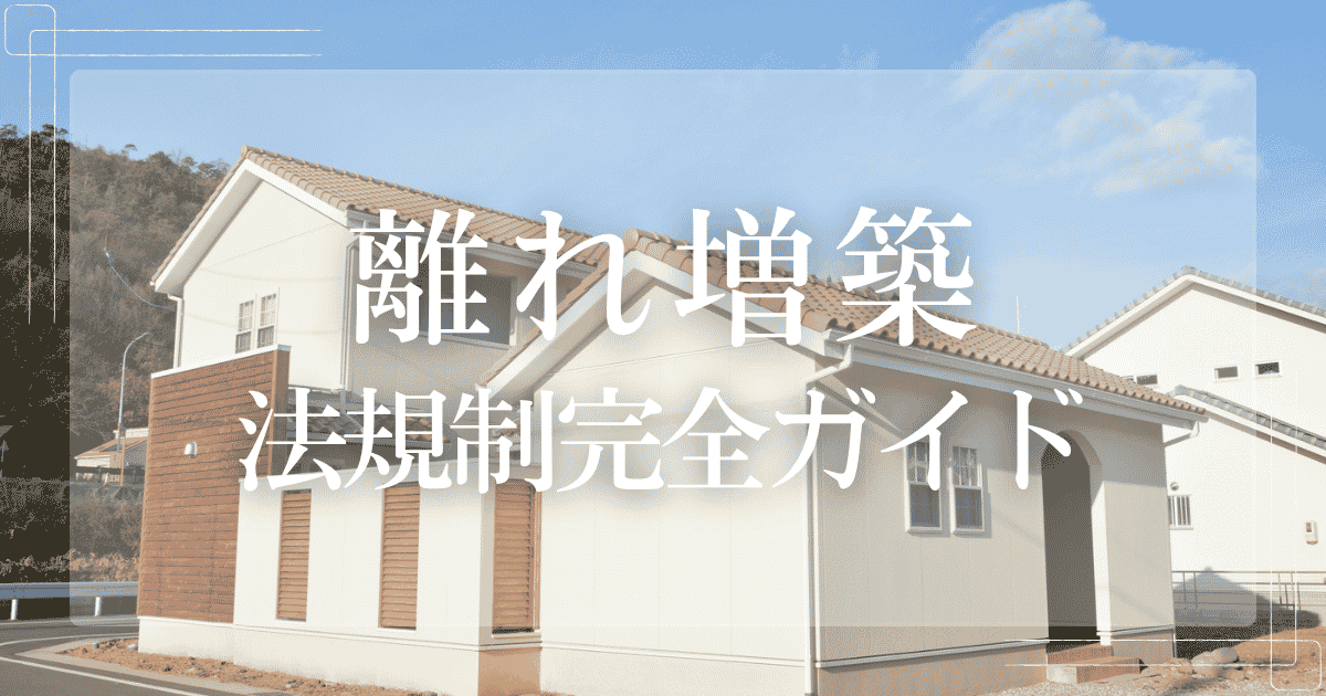 離れ増築 法規制完全ガイド