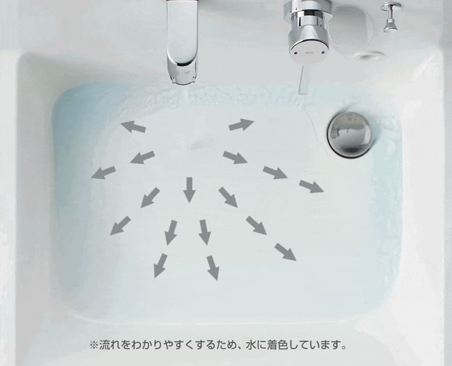 クリナップエスの流レールボール