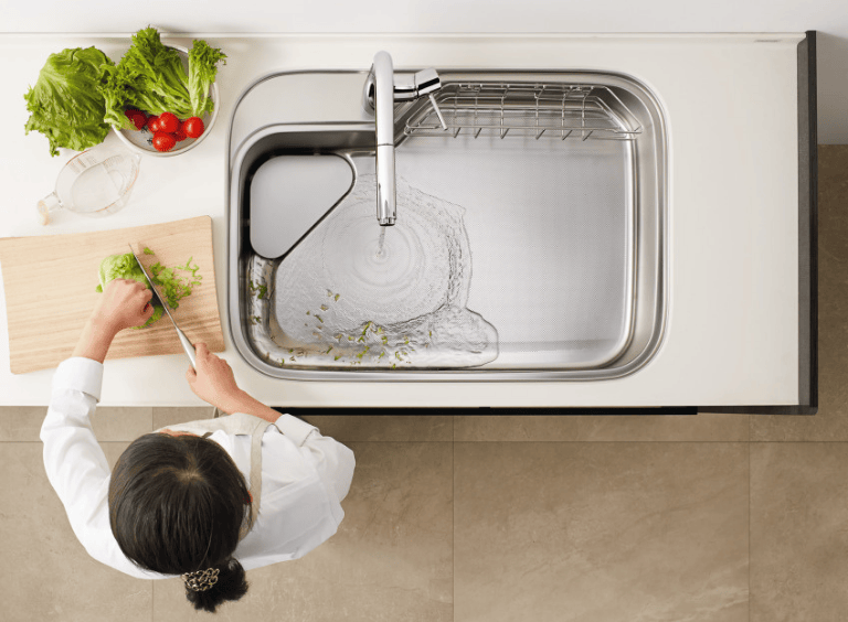 クリナップステディア_流レールシンク