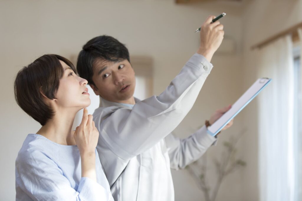 リフォーム点検中のトラブル