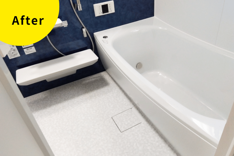 狭いお風呂リフォーム施工例① After