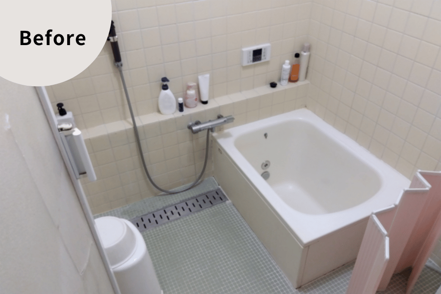 狭いお風呂リフォーム施工例① Before