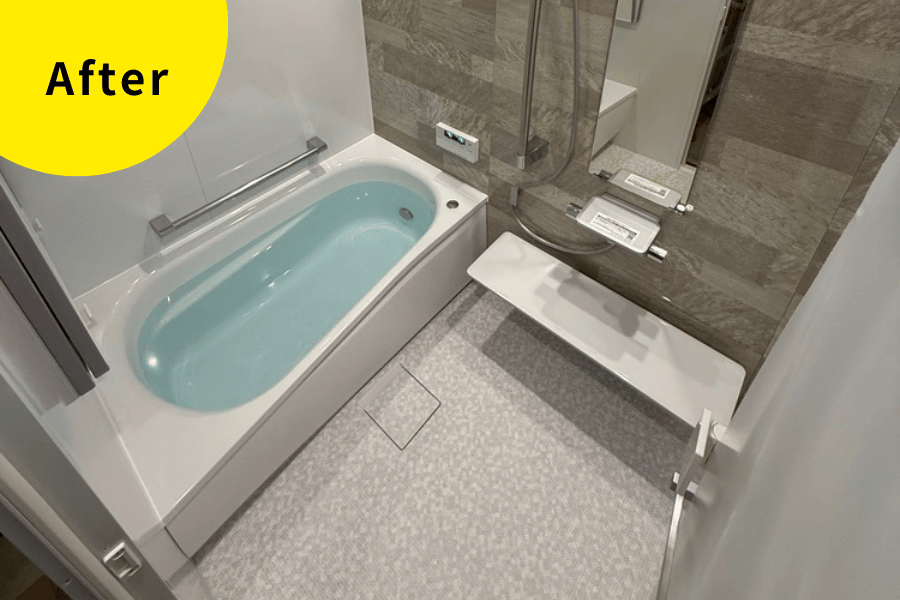 狭いお風呂リフォーム施工例② After