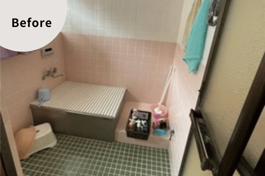 狭いお風呂リフォーム施工例④ Before