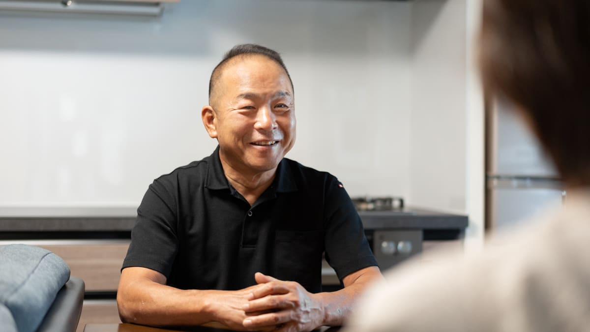 ホームアップ:長井さん