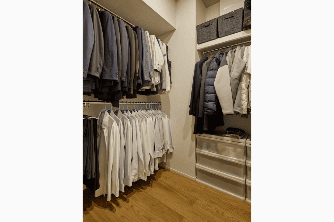 施工後のクローゼット