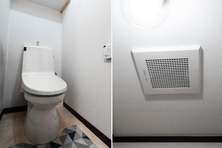 トイレとリフォームした換気扇