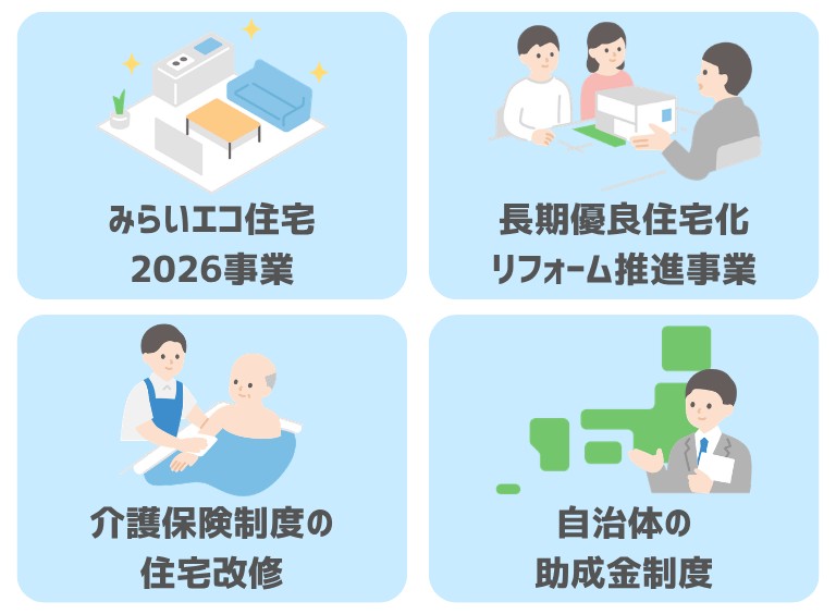 お風呂リフォームで使える補助金