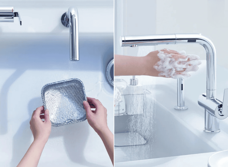 TOTOザ・クラッソ_オプション（きれい除菌水生成器・タッチレス水ほうき水栓LF）