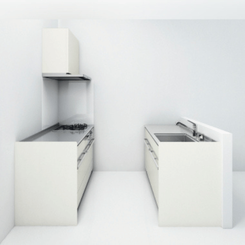 クリナップセントロ_2列型 壁付け B-style 基本プラン