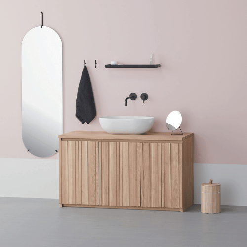 ミラタップ洗面台カリモク洗面