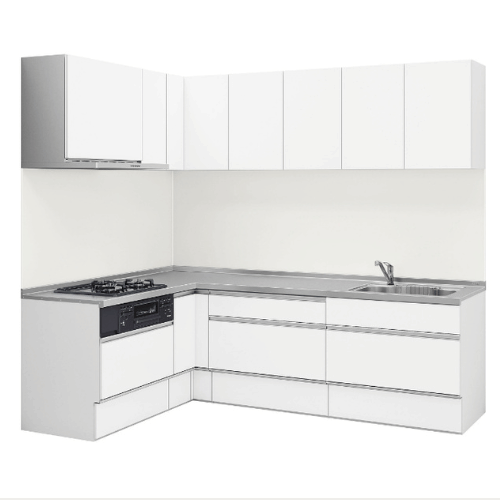 クリナップラクエラ_L型スライド収納