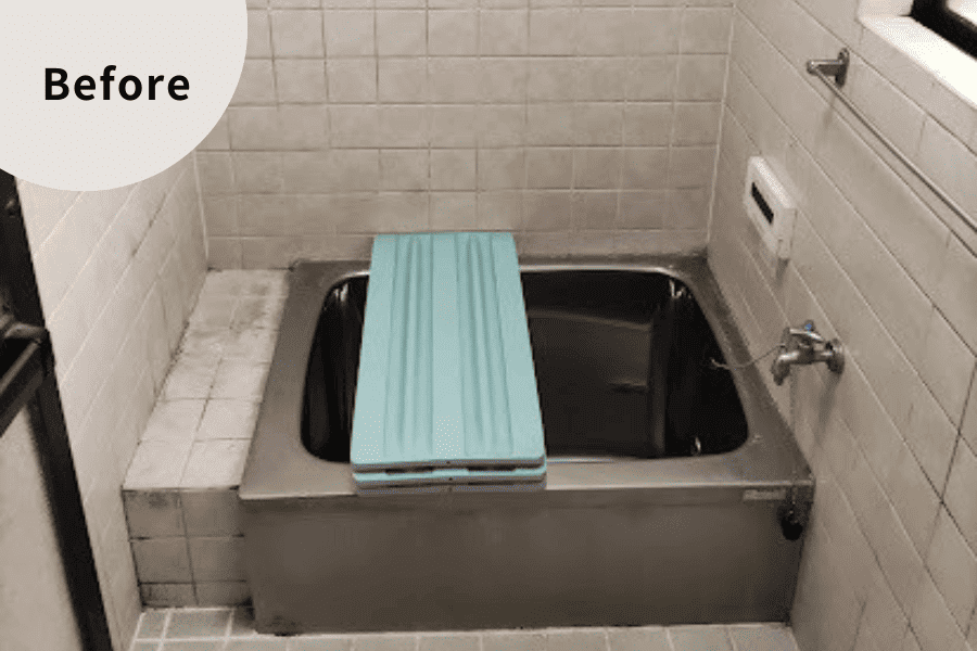 タイル風呂リフォーム事例① Before
