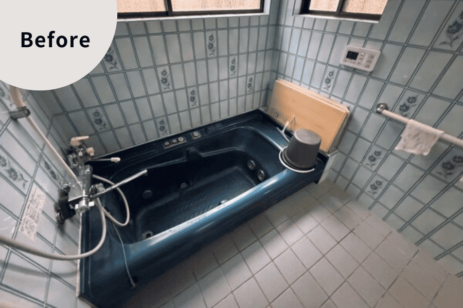 タイル風呂リフォーム事例④ Before