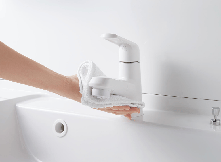 パナソニック洗面台_シーラインのスゴピカ素材