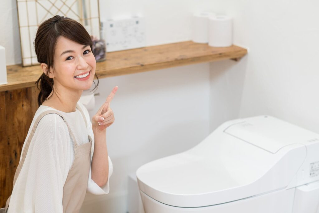 トイレリフォームが上手くいった様子